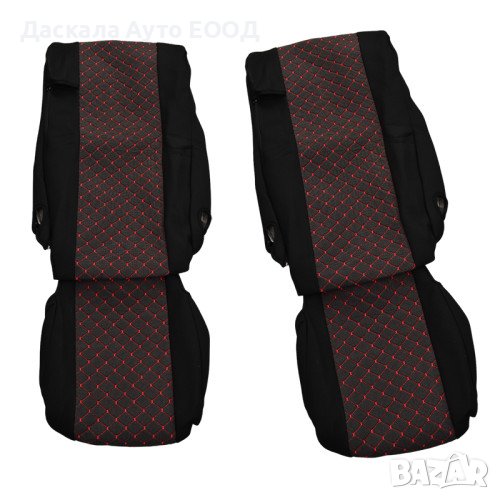 Калъфи за седалки DAF XF 106 2013г.+ , полиестер + еластан , 3 цвята, снимка 1