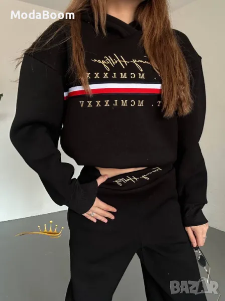Tommy Hilfiger триконечна вата дамски екипи , снимка 1