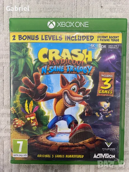 Crash Bandicoot N Sane Trilogy Xbox One, снимка 1