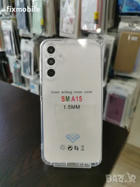 Samsung Galaxy A15 Прозрачен силиконов кейс/гръб, снимка 1
