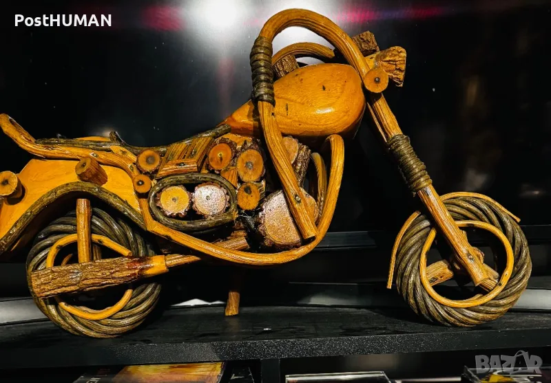 Дървен мотор - макет - декорация, снимка 1