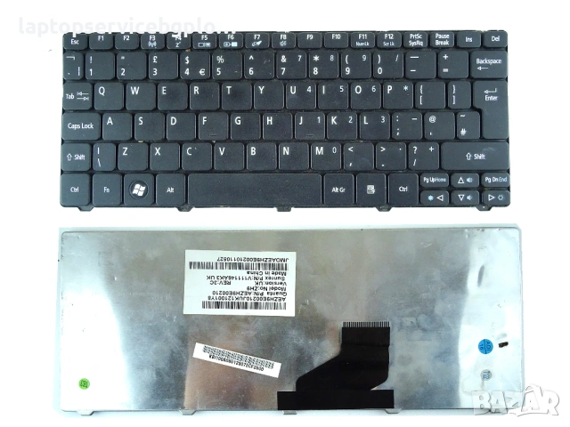Acer Aspire ONE 532 532H AO532H GATEWAY LT21 Клавиатура PK130D32A09 MP-09H26D0-6984, снимка 2 - Части за лаптопи - 53698951