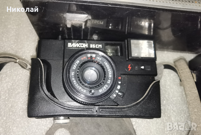 Лот фотоапарати радио Еликон ВЕФ Смяна, снимка 6 - Антикварни и старинни предмети - 44737784