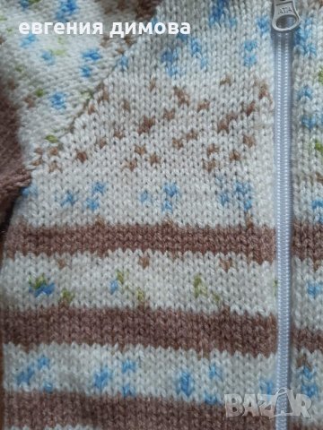 Нова плетена бебешка жилетка , снимка 4 - Жилетки и елечета за бебе - 41906471