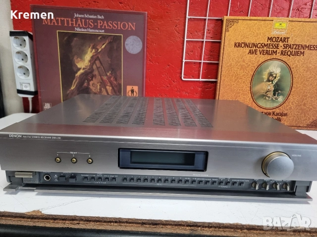 усилвател DENON DRA-210, снимка 3 - Ресийвъри, усилватели, смесителни пултове - 53403456