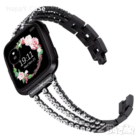 DIAMONDS LINKS Каишка верижка за Huawei Watch/Samsung/Apple iWatch/Xiaomi/Garmin/Amazfit, снимка 3 - Каишки за часовници - 49237829