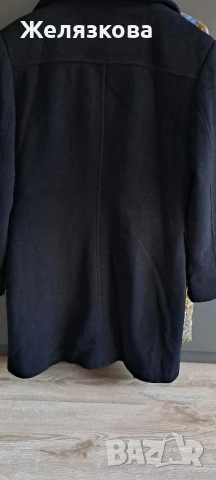 Черно палто кашмир , снимка 5 - Палта, манта - 50630148