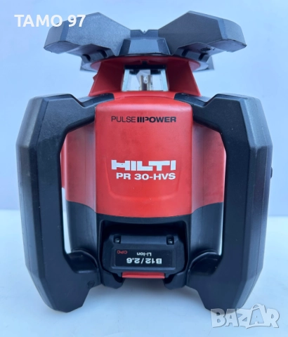 ТОП ОФЕРТА! Hilti PR 30-HVS A12 - Ротационен лазер за употреба на открито 2022г., снимка 3 - Измервателни инструменти - 52250914