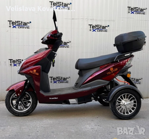 Електрическа триколка TS-350-8 60V 23Ah 2000W Нов модел 2025, снимка 6 - Мотоциклети и мототехника - 52371650