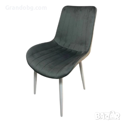 Трапезен стол Ария - тъмносив, снимка 4 - Столове - 52253104