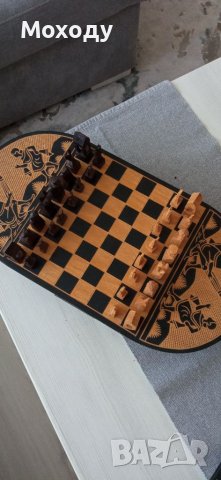Шах - ръчно направен (дървен), снимка 5 - Други спортове - 41396898