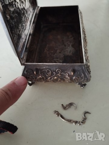 метална кутийка за бижута, снимка 4 - Антикварни и старинни предмети - 41849896