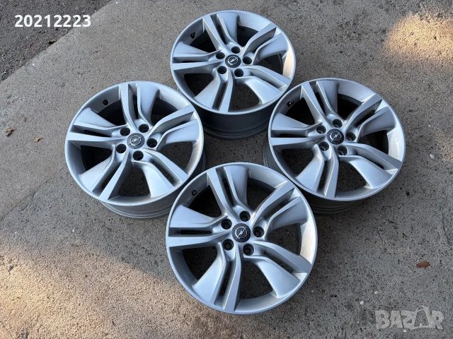 4 броя алуминиеви джанти за Opel Astra H,Opel Zafira B,Opel Meriva B 17, снимка 5 - Гуми и джанти - 56159879