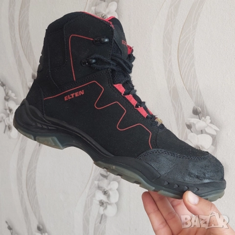 Предпазни работни обувки ELTEN GRANT Red Mid ESD S2 номер 45, снимка 18 - Други - 51893809