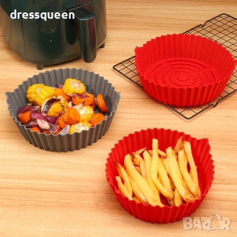 3918 Силиконова форма за печене в еър фрайър, снимка 4 - Други - 44238312