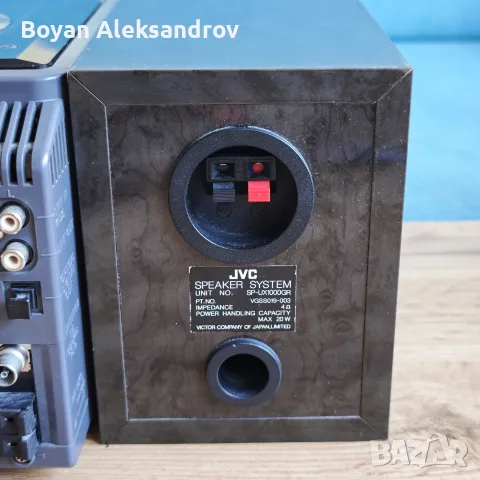 JVC UX-1000 Micro Component System | CD • FM/AM Радио • Дистанционно, снимка 7 - Аудиосистеми - 56011246