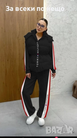 Tommy Hilfiger Дамски Спортен Комплект🔝Дамски Спортен Екип - 2 Налични Цвята Код A1074, снимка 4 - Спортни екипи - 52257168