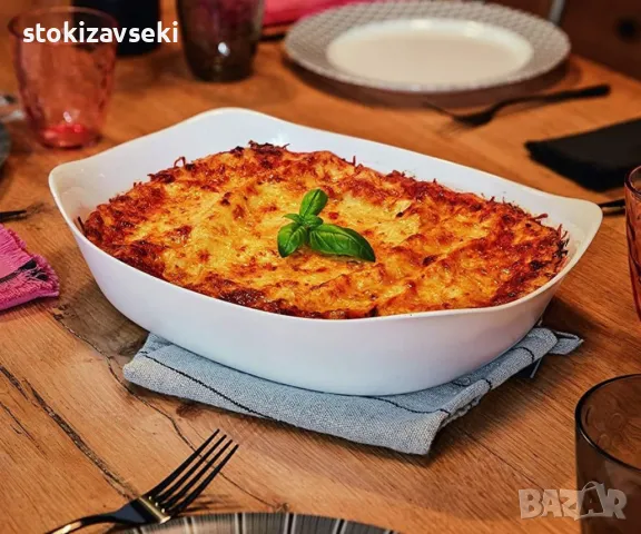 Тава за печене Luminarc Smart Cuisine P4027 34х25x7см,1 бр., бяло, снимка 1