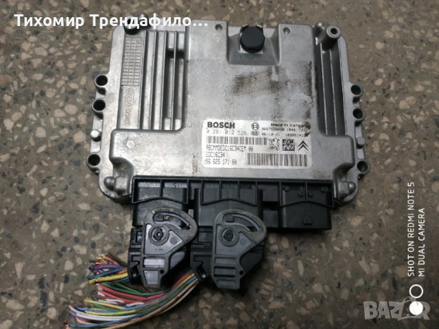 ECU  EDC16C34 -4.61 0281012526 PEUGEOT 207 1.4 HDI 9662517180 , 0 281 012 526 компютър пежо 207 1.4х