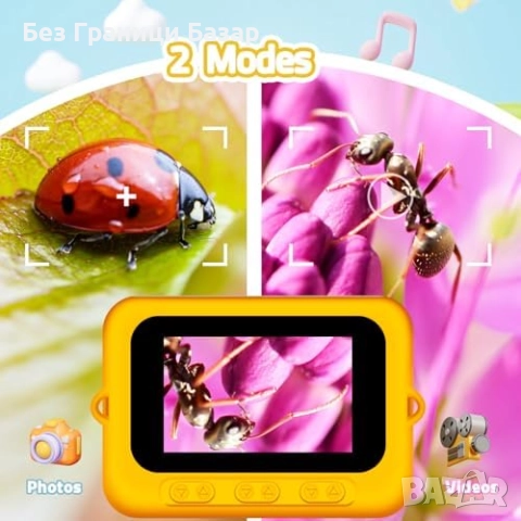 Нов Портативен микроскоп за деца 1080P, USB, STEM играчка 5+ идеален подарък, снимка 5 - Образователни игри - 51688738