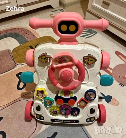 Музикална играчка на колела 3 в 1 Chipolino - Кола, розова, снимка 2 - Музикални играчки - 50604208