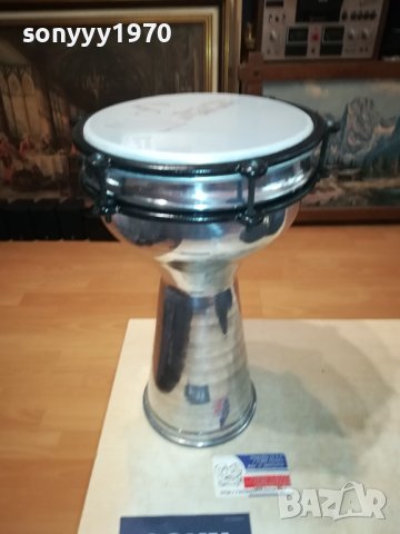 ГОЛЯМА ТАРАМБУКА 40Х25СМ ИНОКС И БЯЛО 2707231224, снимка 3 - Ударни инструменти - 41674543