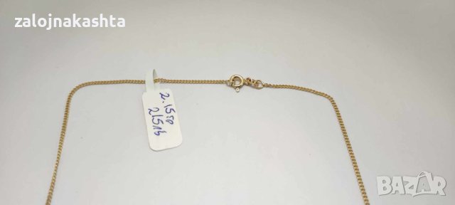 Нов -Златен синджир-2,15гр/14кр, снимка 4 - Колиета, медальони, синджири - 44141748