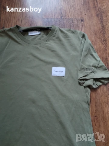 calvin klein - страхотна мъжка тениска КАТО НОВА М, снимка 2 - Тениски - 51373776