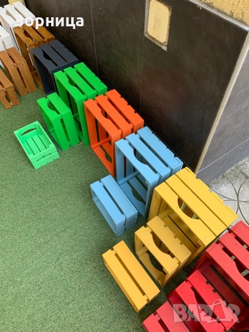 Декоративни дървени щайги , снимка 6 - Декорация за дома - 36104832