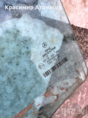 Странично стъкло задно ляво за Мерцедес Е-класа w211 седан.2002-2007г, снимка 2 - Части - 48003548