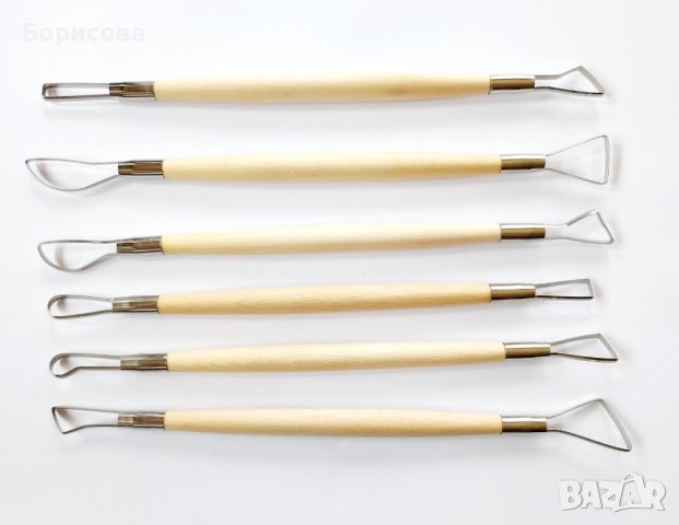 Двустранни инструменти за глина, фондан, тесто, ембос, снимка 1