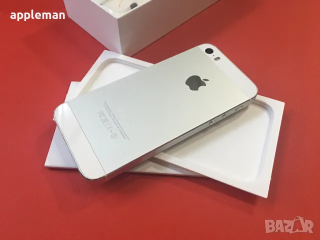 Apple iPhone 5S бял 16Gb Фабрично отключен Айфон телефон, снимка 3 - Apple iPhone - 48801473