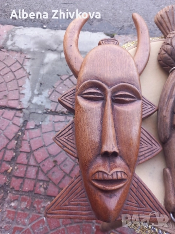 африкански пластики от дърво, снимка 2 - Декорация за дома - 52072565
