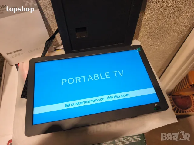 Чисто нов преносим телевизор Desobry 14.1" Full HD с батерия (DVB-T2, HDMI, USB)   , снимка 12 - Телевизори - 56200840