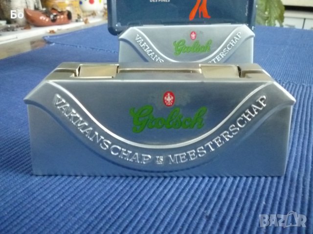 стойка за метални табели с логото на бира Grolsch, снимка 3 - Колекции - 40022292