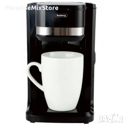 Кафеварка 350W 150 мл. с една чаши, черна, снимка 1