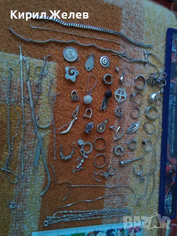 100 грама сребърни накити за поправка за реставрация за части или за материал 50636, снимка 4 - Колиета, медальони, синджири - 50242644