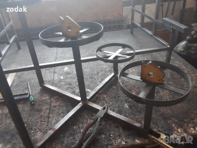 Стойка за 5 вази/саксии- стъпаловидна, снимка 2 - Градински мебели, декорация  - 49486633