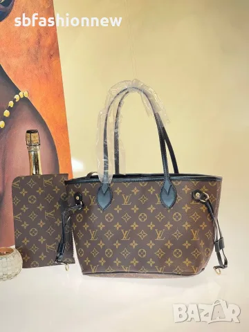 Louis Vuitton Neverfull medium size, снимка 4 - Чанти - 55759874