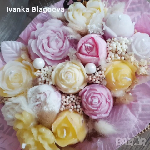 Вечен букет от ароматни свещи, снимка 5 - Декорация за дома - 49808680