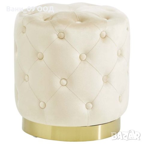 Луксозна табуретка от кадифе, снимка 2 - Столове - 41121917