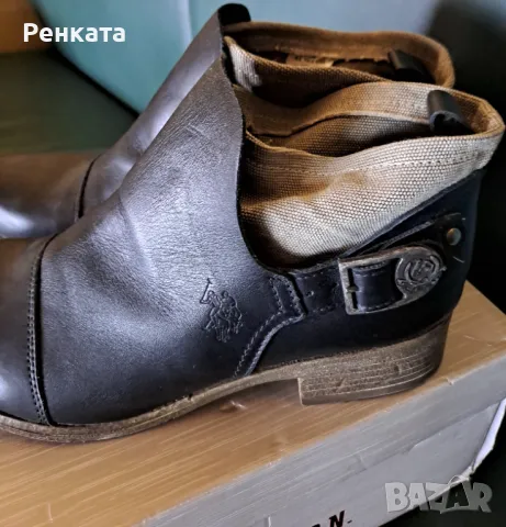 Дамски боти естествена.кожа U.S.POLO ASSN., снимка 3 - Дамски боти - 48047282