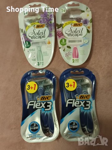 НОВ к-кт 5 броя еднократни и 8 броя многократни самобръсначки, Спиди