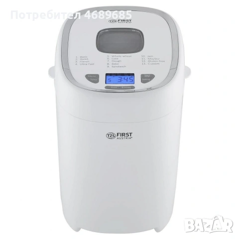 Хлебопекарна FIRST FA-5150-3, снимка 5 - Хлебопекарни - 53250254