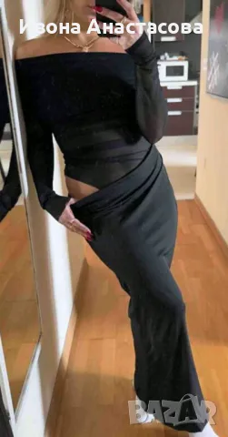 ИНТЕРЕСНА ЧЕРНА РОКЛЯ , снимка 3 - Рокли - 49498238
