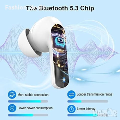 Нови Безжични Слушалки Bluetooth 5.3 Умно Докосване Подарък, снимка 6 - Слушалки, hands-free - 42604682