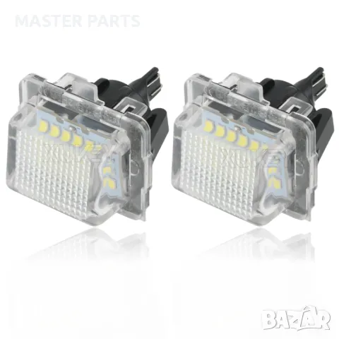 LED плафони заден регистрационен номер Mercedes C S E CL C207 W204 W212 R231 W221 W216 S204 S212 T10, снимка 5 - Части - 47648802