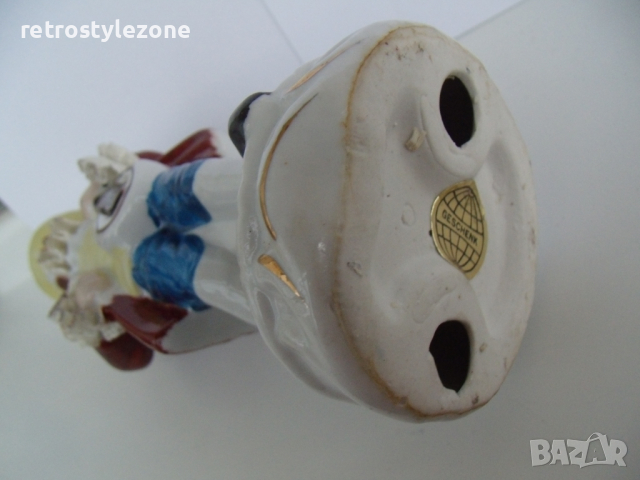 № 6130 стара порцеланова фигура - GESCHENK  - стикер / маркировка  , снимка 6 - Други ценни предмети - 36333478