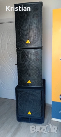 Професионална DJ апаратура Комплект колони субуфер крайно стъпало