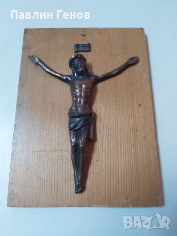 Стар кръст , Исус Христос 27.5х20см, снимка 10 - Антикварни и старинни предмети - 41393706